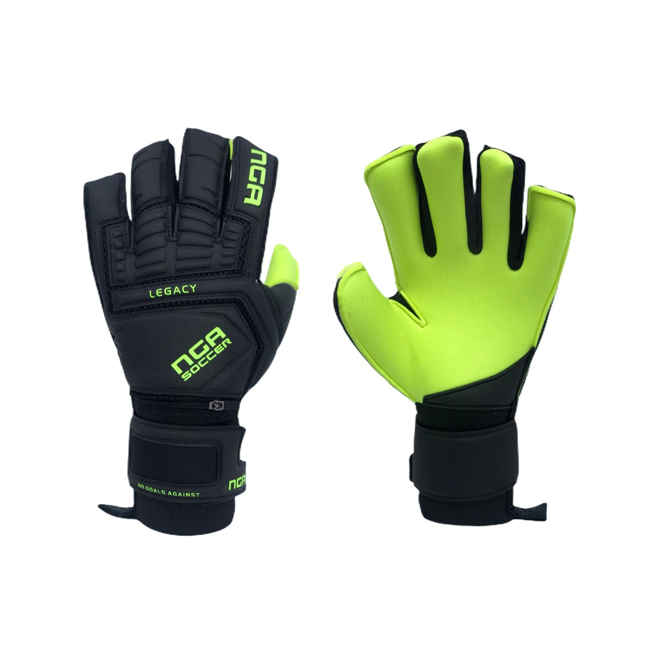 NGA 2020 Legacy Goalkeeper Glove, Black/Neon